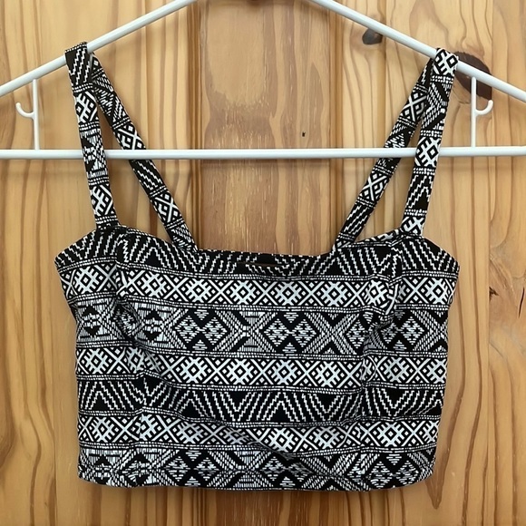 Garage Aztec Crop Top - Picture 1 of 3